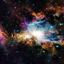 Схема вышивки «Космос»