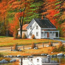 Схема вышивки «осень»