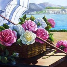 Схема вышивки «Зонтик»