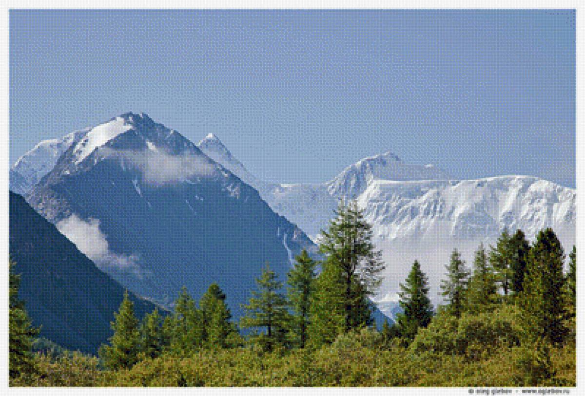 Горный пейзаж - горы, природа, пейзаж - предпросмотр