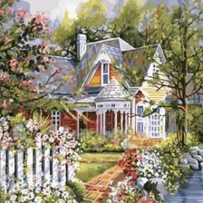 Схема вышивки «Райский сад»