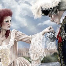 Схема вышивки «поцелуй»