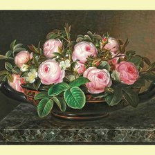 Схема вышивки «Розы.»