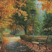 Схема вышивки «осень»