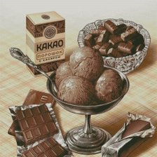 Схема вышивки «шоколад»