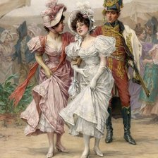 Схема вышивки «Прогулка»