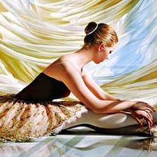 Схема вышивки «балерина»