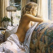 Схема вышивки «девушка»