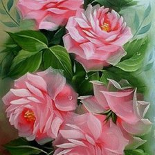 Схема вышивки «розы»