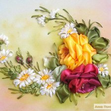 Схема вышивки «цветы»