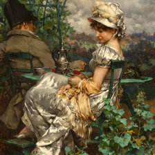 Схема вышивки «Свидание»