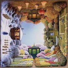 Схема вышивки «Времена года»