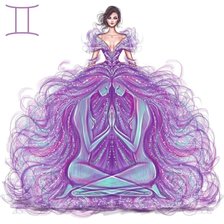 Схема вышивки «Близнецы»