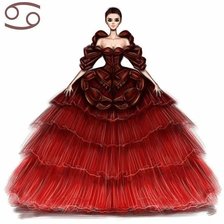 Схема вышивки «Рак»