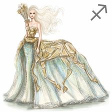 Схема вышивки «Стрелец»