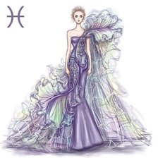 Схема вышивки «Рыбы»