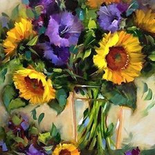 Схема вышивки «letni bukiet»