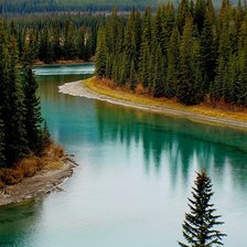 Схема вышивки «Bow River»