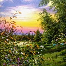 Схема вышивки «Природа»