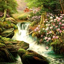 Схема вышивки «Природа»