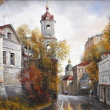 Схема вышивки «Осенняя Москва»