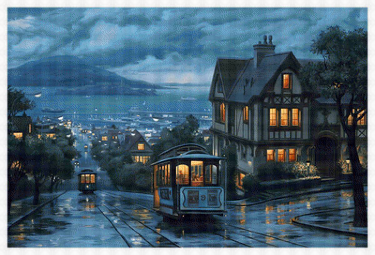 Городской пейзаж. - город, пейзаж - предпросмотр