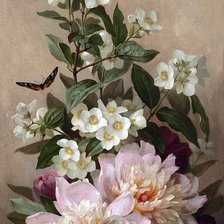 Схема вышивки «Flowers»