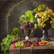 Схема вышивки «Fruit and Flowers»