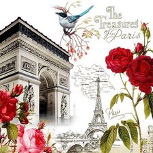Схема вышивки «PARIS»