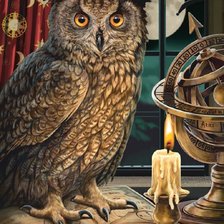 Схема вышивки «Мудрая сова»