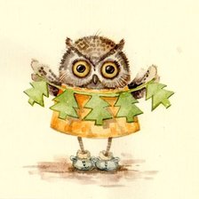 Схема вышивки «Совушка»