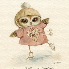 Схема вышивки «Совушка»