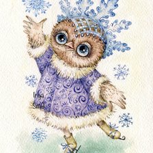 Схема вышивки «Совушка»