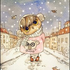 Схема вышивки «Совушка»