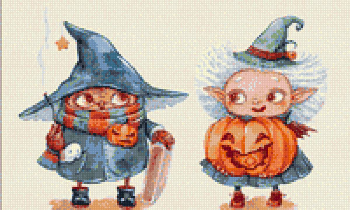 Совушка - эльф, совы, хэллоуин, сова, друзья - предпросмотр