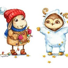 Схема вышивки «Совушка»