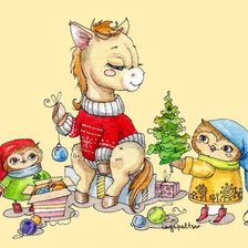 Схема вышивки «Совушки»