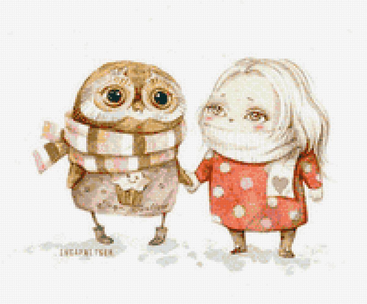 Совушка - друзья, сова, совы - предпросмотр