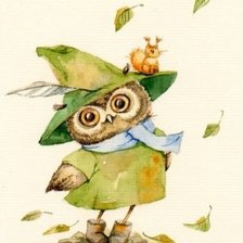 Схема вышивки «Совушка»