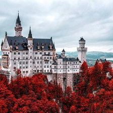 Схема вышивки «замок»