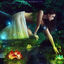 Схема вышивки «лилии»