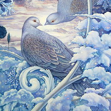 Схема вышивки «зимняя»