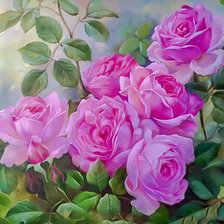 Схема вышивки «Beautiful Roses.»