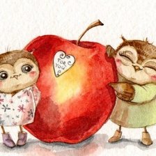 Схема вышивки «Совушки»