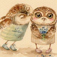 Схема вышивки «Совушки»