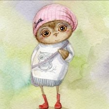 Схема вышивки «Совушка»