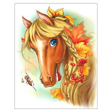 Схема вышивки «Лошадка и муравей.»