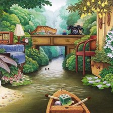 Схема вышивки «ЯЦЕК ЙЕРКА.КОМНАТА»