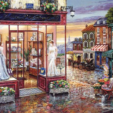 Схема вышивки «КАРТИНЫ Johnа Patrickа O’Brienа.СВАДЕБНЫЙ САЛОН»