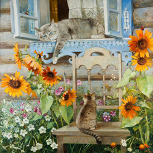 Схема вышивки «летний отдых»